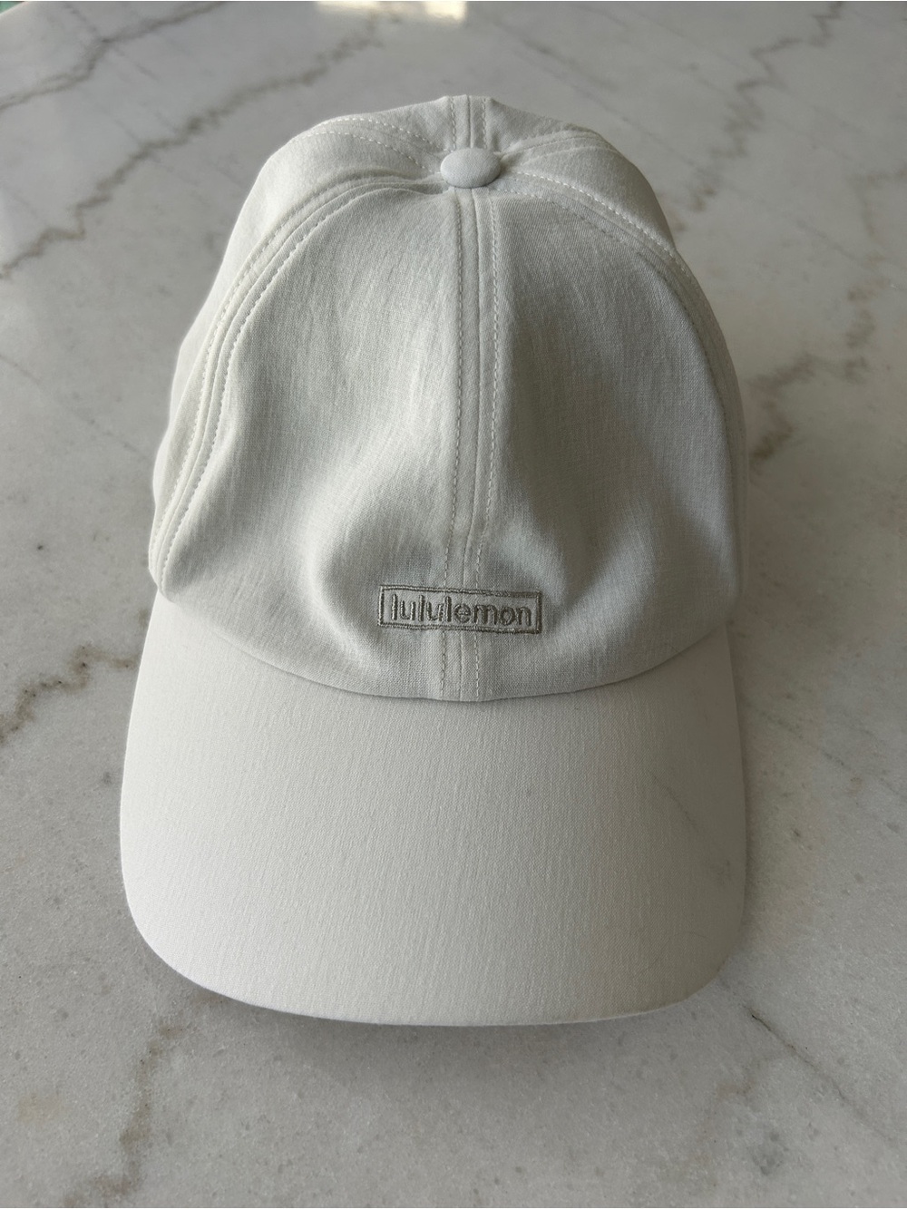 lululemon athletica Ivory/White Performance Cap